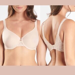 NWT Aubade [ 32G US ] NK13‎ Underwire Lace Bra in Nude D'Ete #7012